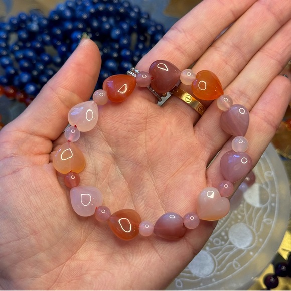 Yanyuan Agate Heart Bracelet ❤️ YAB11 - Picture 2 of 3